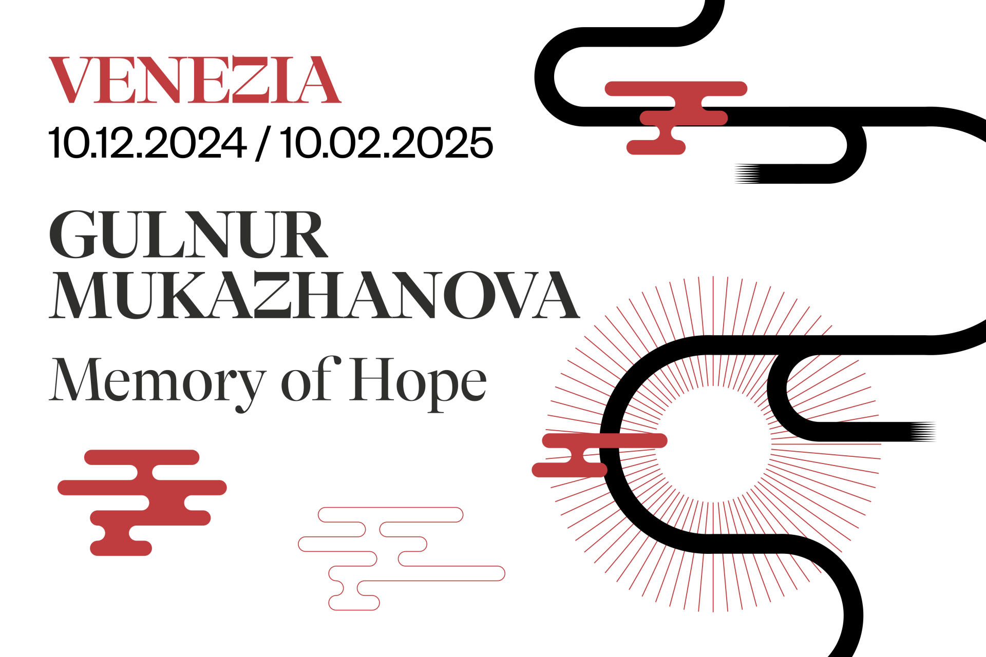 Presentazione della mostra “Gulnur Mukazhanova. Memory of Hope”