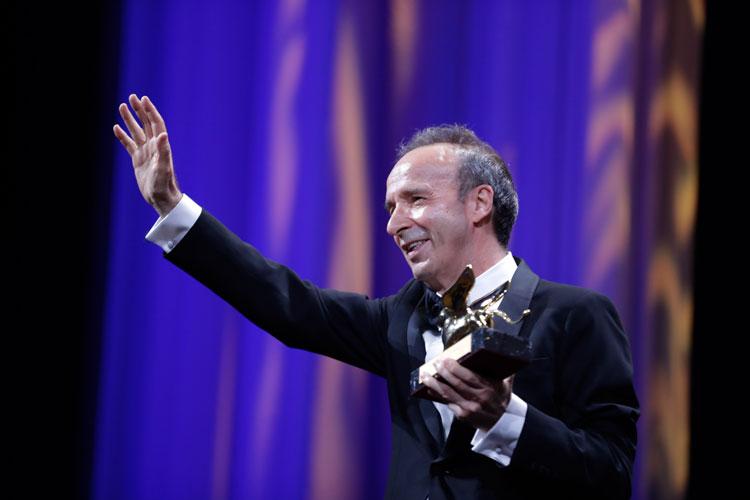 Roberto Benigni Golden Lion for Lifetime Achievement