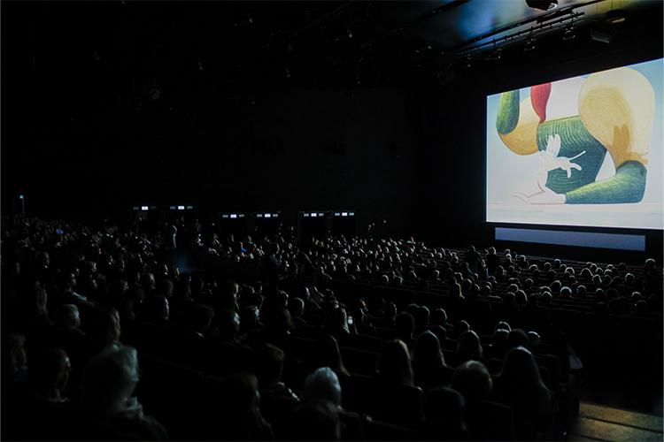 The Sala Web theatre of the 82nd Venice Film Festival